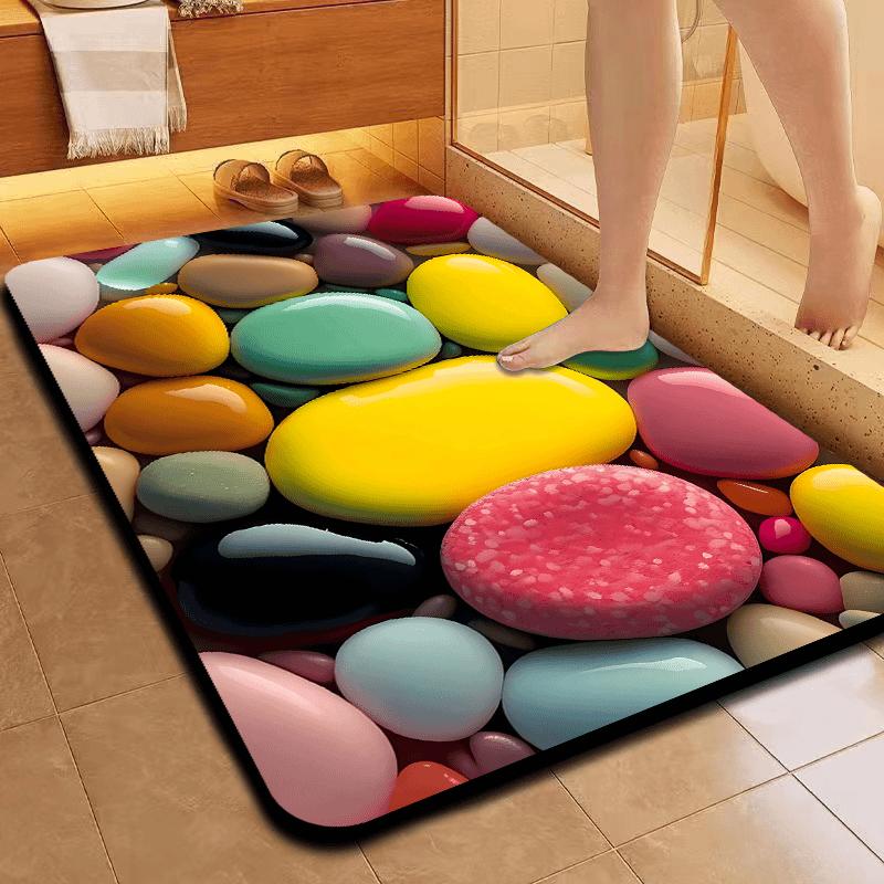 Miękka ziemia okrzemkowa 5D trójwymiarowa mata wodochłonna antypoślizgowa dom sypialnia łazienka zlew łazienka mata pod drzwi wejściowe korytarz