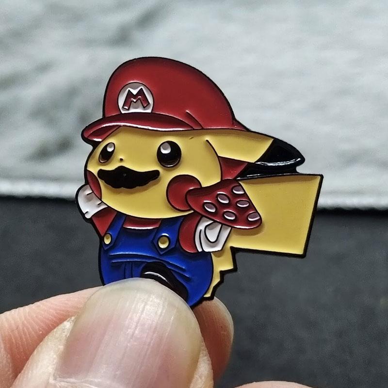 Pikachu Enamel Pin Lapel Pins for Backpacks Brooches Iron Badges Fashion Brooch for Clothes Jewelry Gifts