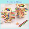Wooden Stick Montessori Puzzle Toy For Kids Educational Game Board Fun Activity