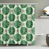Green Fruit Shower Curtain Bathroom Decor With Lemon Lime Pattern For Home Decor