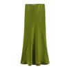Za2024 Spring-Summer New Type Women's Sheath Skirt Long Dress Silk Satin Texture Midi Dress 1165054 401