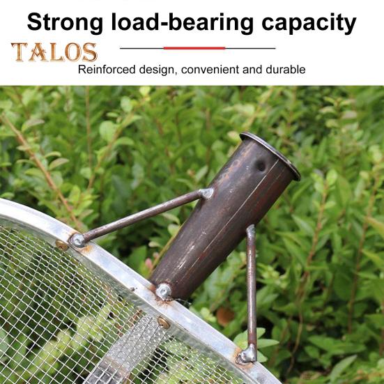 Sită de nisip lopată 4mm/12mm ochiuri din oțel sită de fermă portabilă nisip Scoop grădină recoltă sită strecurătoare instrument pentru sol plajă ridicare scoici