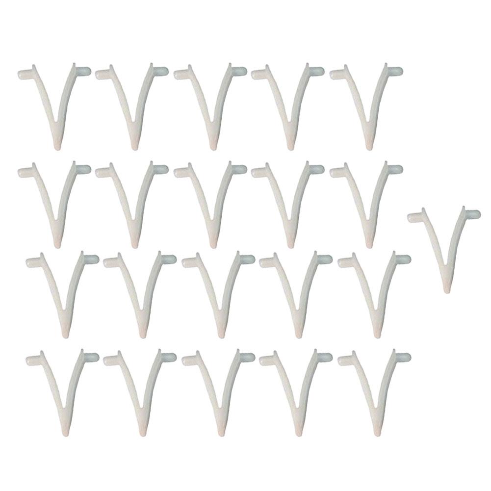 Attachment Clips Pool Brush Clips For Cleaning Pool Walls Super Value Pack Thick And Strong Plastic For Leaf Rakes