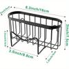 Stainless Steel Multi-Functional Sponge Drainer Rack with Suction Cups Kitchen and Bathroom Sink Organizer for Sponges Brushes