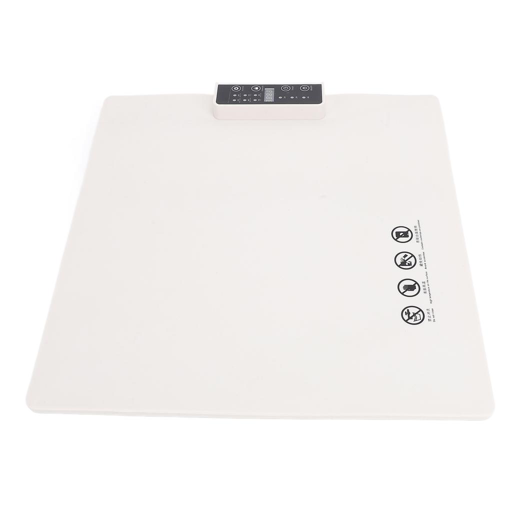 Electric Warming Tray Rollable Full Heating with 5 Temperature Settings 1H 2H 4H Timer Silicone Food Warmer for Gatherings Parties Daily Use