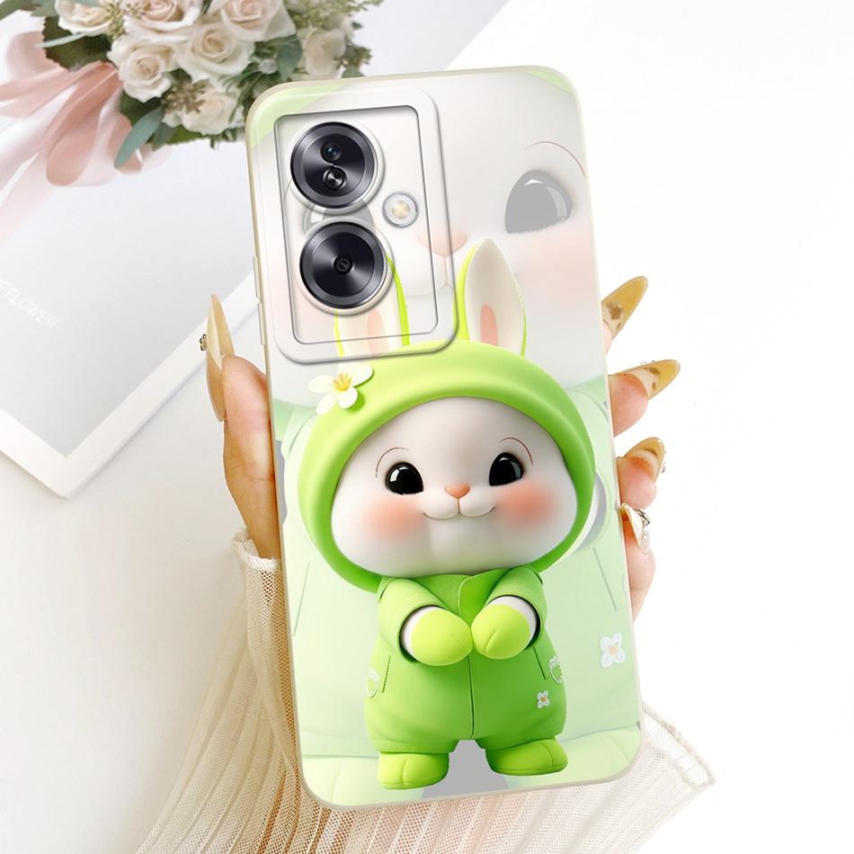 For OPPO A79 5G Cute Cat Flower Cartoon Phone Case For Oppo A79 CPH2553 CPH2557 Shockproof Soft Silicone Covers Bumper