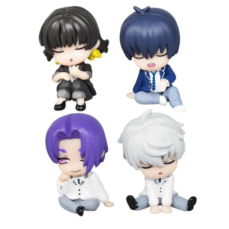 BLUE LOCK Аниме Фигурки Кукла Исаги Ёити Наги Сэйсиро Батира Мегуру Микагэ Рэо Экшн Мини-фигурка Модель Игрушки Подарок для детей