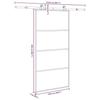 VidaXL Porte coulissante et kit de quincaillerie 102,5x205cm Verre ESG, porte coulissante sur rail, porte coulissante 3332880