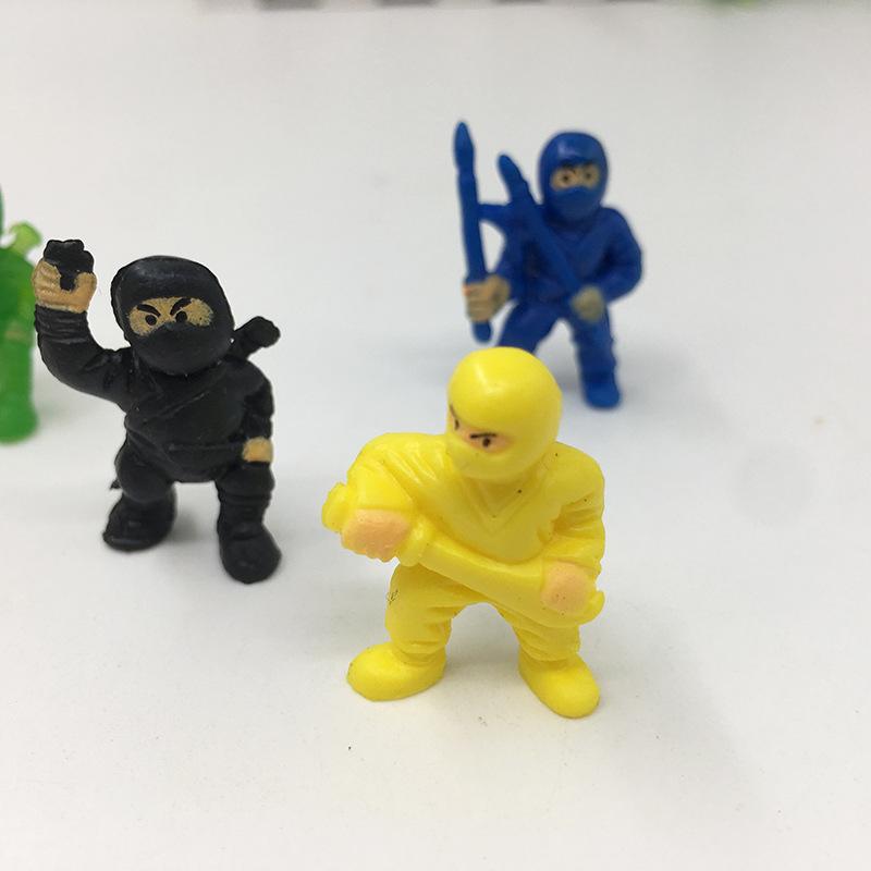 20 BUC Colorat Ninja Desene Animate Jucării Mici Distractive Cutie Surpriză Cadou Ou de Paște Accesorii Pandantiv Rucsac Cadou de Ziua de Naștere Creativ