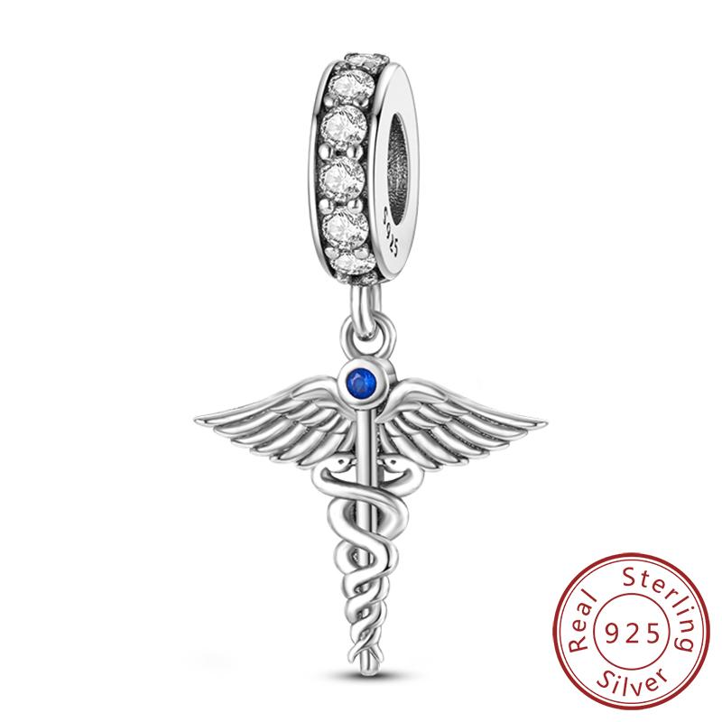 Copper Charms Beads Devil'S Eye Cross Angel Charms Fit Original Charms Bracelets Pendants Fine Diy Jewelry Making For Women