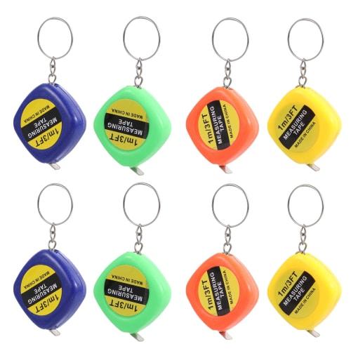 20 Pieces Tape Measure Keychains, Car Key Pendants, Tape Measure Keyrings, Mini Tape Measure Bag Charms, Tape Measure Keychains, Bag Pendants, Pocket