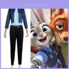 Zootopia 2 Judy Hopps Cosplay Costume With Polyester And Elastane For Kids Halloween Events