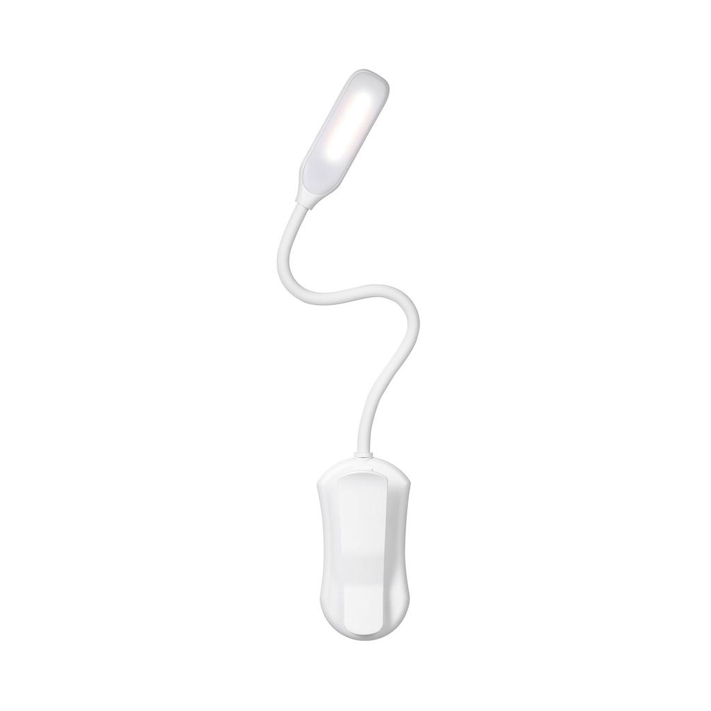 Clip on Book Ligh Reading Light 7 LED with 3 Brightness USB Rechargeable, Eye Care Lamp with Power Indicator, Perfect