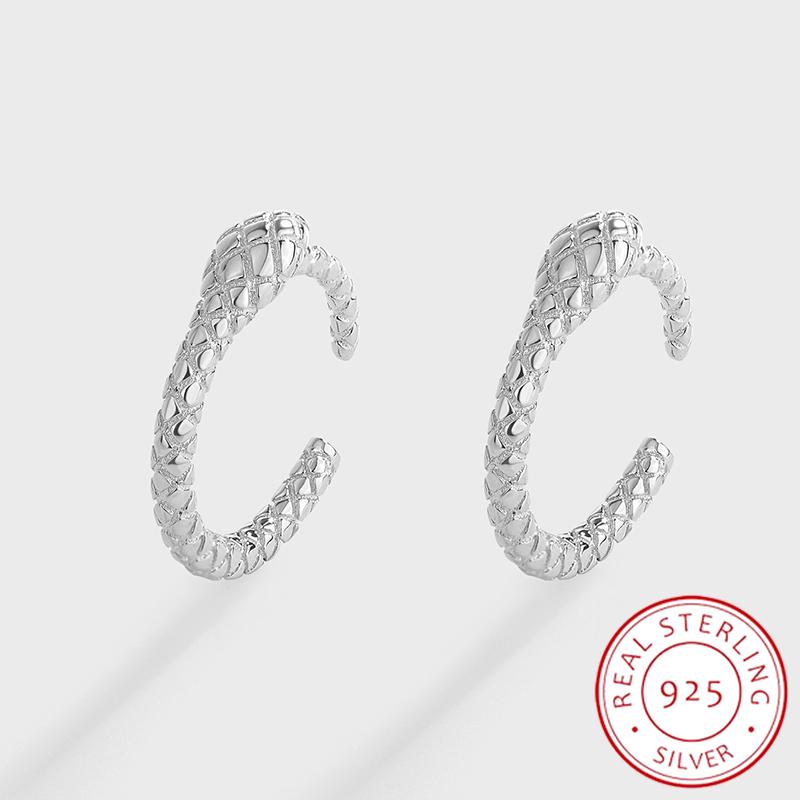 

Нежные змеевидные серебряные серьги 925 пробы для женщин, креативные серьги в виде змеи, вечерние украшения, модное банкетное кольцо, подарок на день рождения, ювелирные изделия из стерлингового серебра