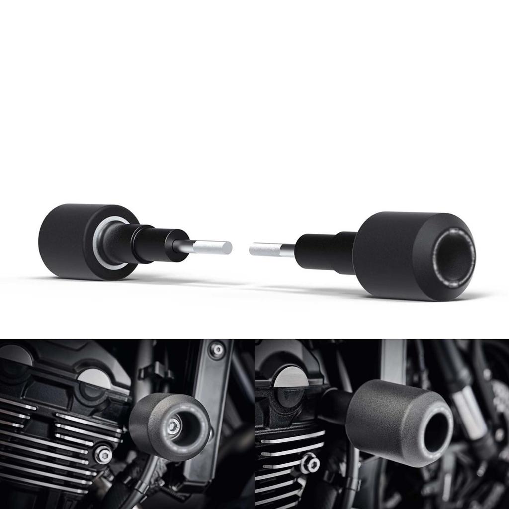 Yoothi Compatible Engine Guard Crash Bar for Kawasaki Frame Impact and Fall Prevention Pads for Z900/Z900RS (2017-2021) - High-Waist Guard,