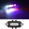 3.7V 90MAH Motorcycle LED Hazard Lights Light 75MM*30MM Aluminium