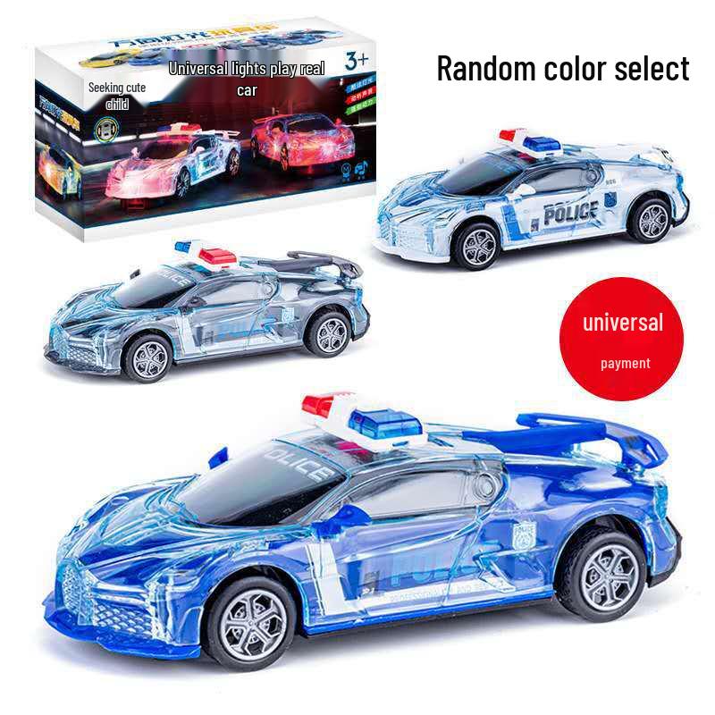 Electric Racing Toy Car with 3D Lights and Music - Popular for Kids