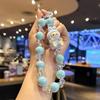 Labubu Cartoon Figure Keychain & Phone Lanyard Pendant for Students & Couples - Small Gift & Bag Charm