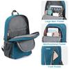 16 RFID for Women [G4Free] Backpack, L, Protection, Compact, Durable, Lightweight, Waterproof, Commuting, School, Hiking, Travel, Outdoors, Men, (Teal