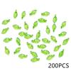 10-100Pcs Green Acrylic Leaf Charms Leaves Beads Pendants For Diy Necklace Bracelet Earrings Jewelry Making Handmade Crafts