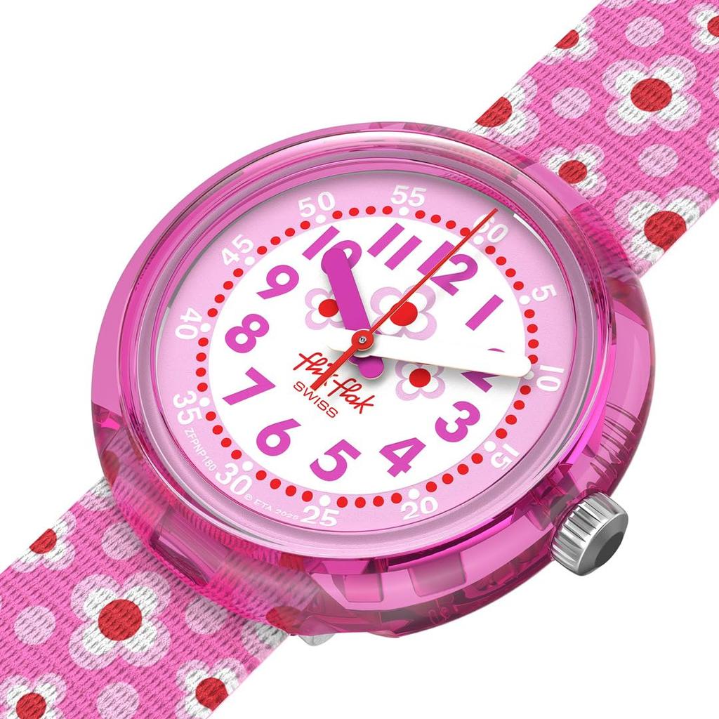 Armbanduhr POWER FLOWER FPNP180 Mädchen Rosa [Flick Flack] Kinder