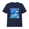 Bathory Cd Cvr Nordland Maglietta Ufficiale Xl Nuova Sotto il Segno Sangue Fuoco Morte vintage Lavata Alla moda Alla moda Leggermente