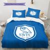 Sheffield Wednesday F.C Pattern Bedding Quilt Set  Home Decoration  Gift (1 * Duvet Cover + 2 * Pillowcase  Without Core)