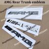 For Mercedes Benz AMG 1pcs 3D Car Rear Trunk emblem Decal Letters Sticker A B C E G CLA W211 W203 W204 W210 W124 accessories QG2