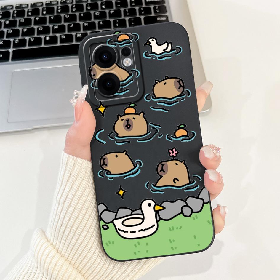 For Oppo Reno 13F 2025 Case Cute Rabbit Panda Flower Soft Silicone Shockproof Cover For OPPO Reno13 FS Fundas RENO13F Phone Case