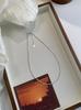 Elegant Silver Pearl Geometric Necklace - High-End Versatile Clavicle Chain for Women, New Style Glam with Fine Glitter