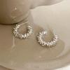Aussage Kleine Unregelmäßige C-förmige Creolen Weibliche Boho Einfache Kreis Ohrringe Für Frauen Luxus Party Hochzeit Schmuck Geschenke