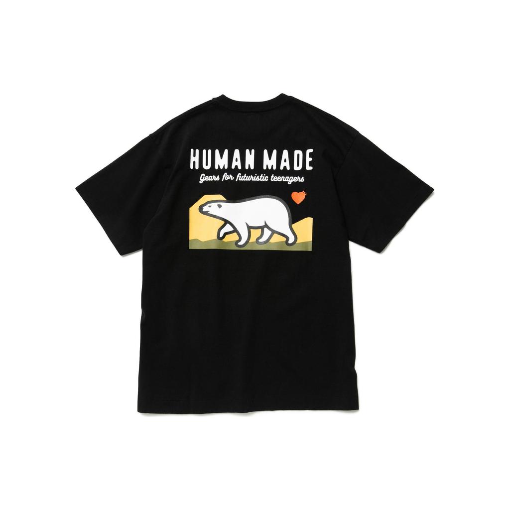 HUMAN MADE Polar Bear Pocket T Shirt HM23CS039