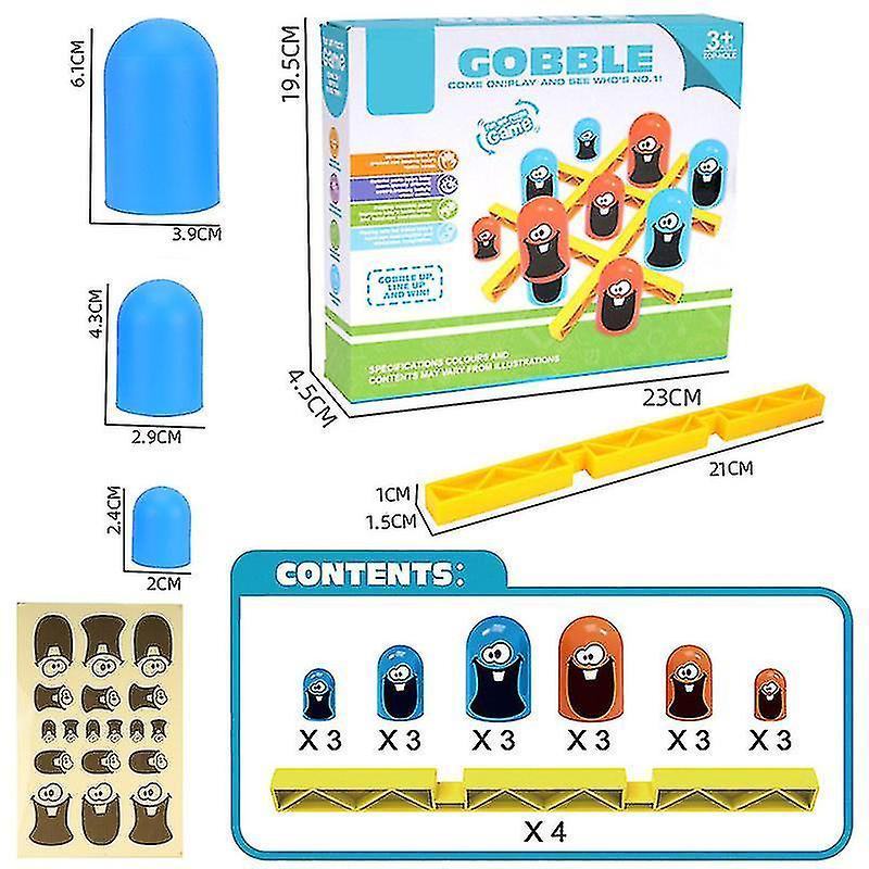 2 Spieler Tic Tac Toe Groß frisst Klein Spiel Tw