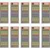 10 Scope Turret Sticker Vellen - Scope Dope Stickers voor Lange Afstand Schieten en Jagen - Gebruik met Dope Card, Raging/Range Card, of DOPE Book -