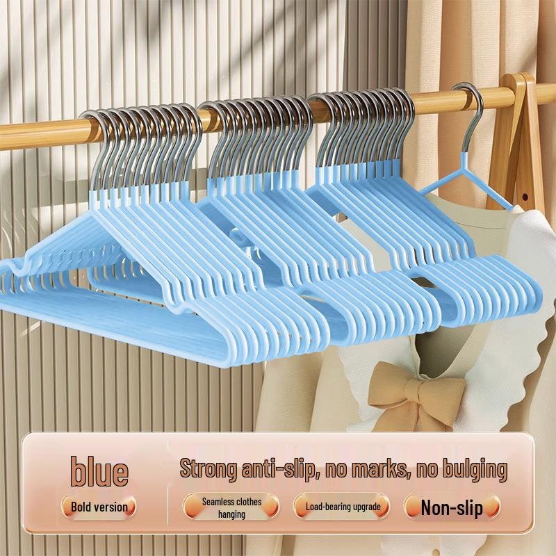 10-Pack Thickened Non-Slip Clothes Hangers for Home & Dorm Use
