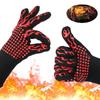 1× Extreme Heat Resistant Gloves BBQ Grilling Cooking Oven Glove Mitts 1472℉