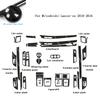 Carbon Fiber For Mitsubishi Lancer-ex 2010-16 Car Film Interior Sticker Center Console Gear Dashboard Air Door Handle Lift Panel