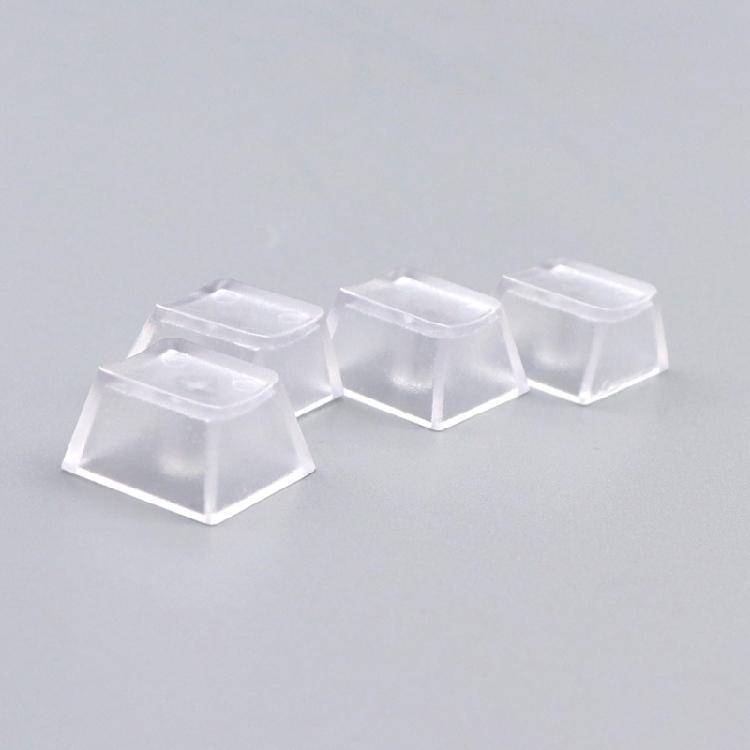 Original Height Keycaps Matte Frosteds Texture NonEngraved Transparents Keycaps Mechanical Keyboards Replacement Parts