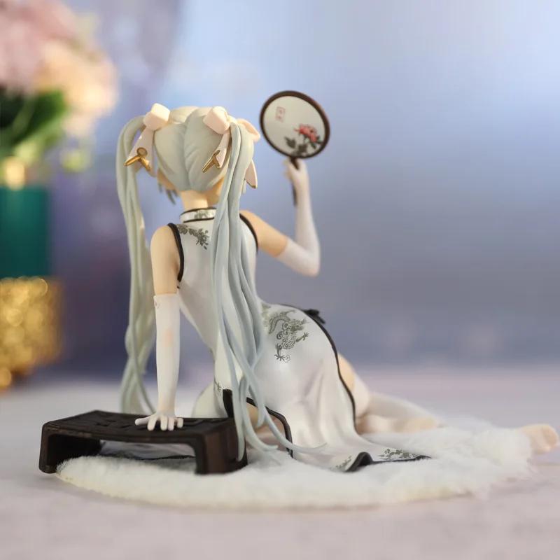 New 12cm Doll Model Yosuga No Sora Anime Figures Kasugano Sora Cheongsam Beautiful Girl Pvc Figurines Car Decoration Toys Gifts