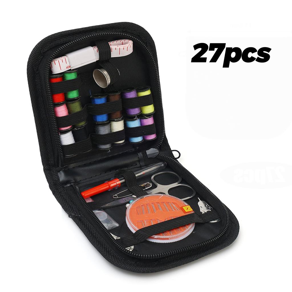 27/172x Sewing Kits DIY Sewing Needle Threads Set Portable Embroidery Bag Supplies Multi-Function Hand Repair Sewing Accessories