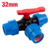 20/25/32/40/50mm PVC PE Tube Tap Water-Splitter Plastic Quick Valve Connector Garden Farm Irrigation/Water Pipe Fittings