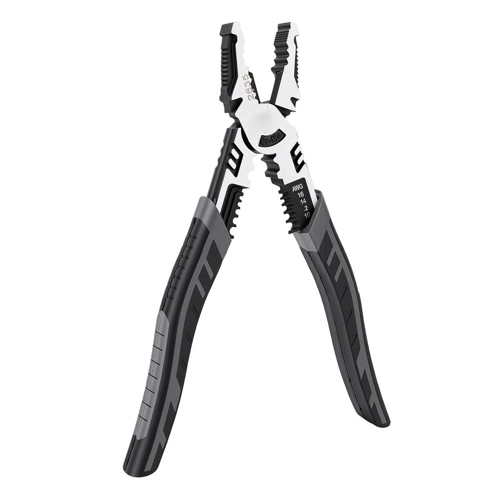 Lineman Plier 8.9 Inch Multi Functional Plier for Wire Stripper Cutter Crimper Winding German Style