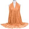 Women Chiffon Prayer Shawl Solid Color Versatile Turban Beach Towel