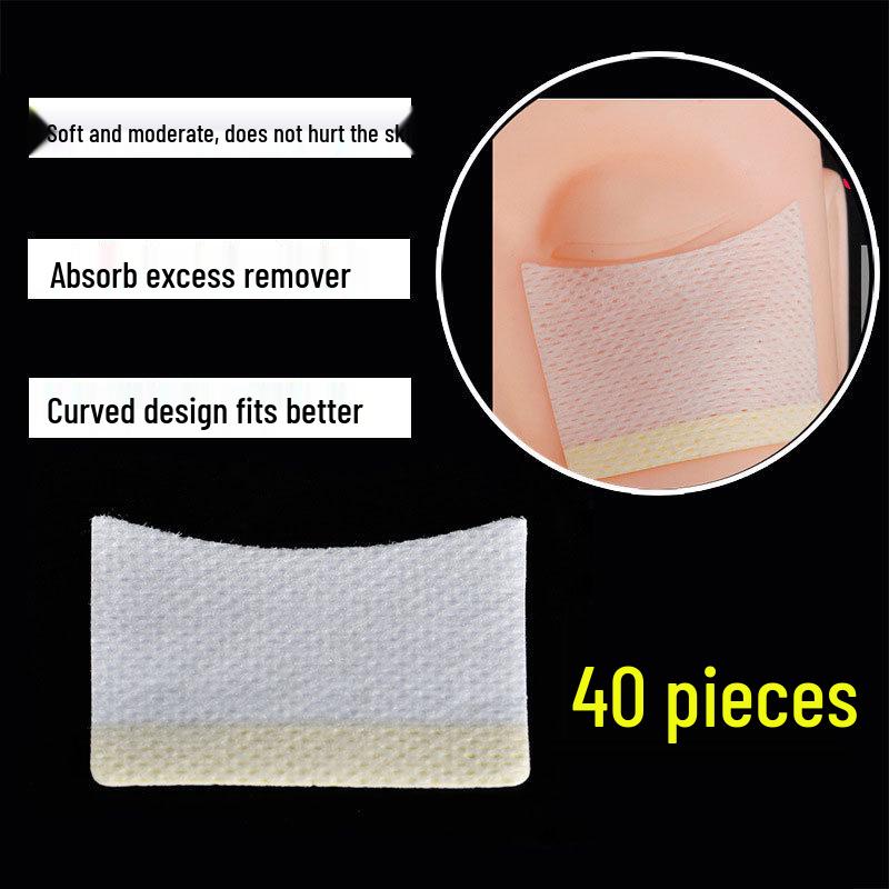 Wimpernverlängerung & -entfernung, U-förmige Augenklappe aus Vliesstoff