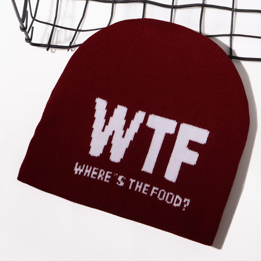 Knit Hat For Men Women Warm Beanie With Alphabet Letters For Streetwear Fashion