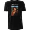Paul McCartney T-Shirt McCartney Porträt Foto Logo neu Offiziell Herren Schwarz