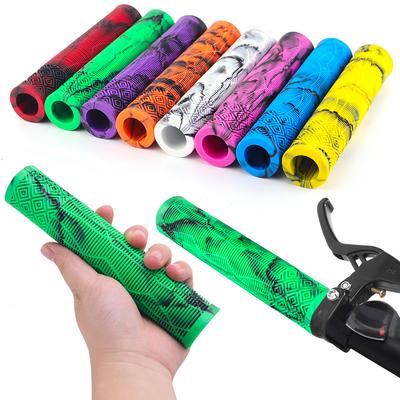 MTB Bicycle Handlebar Grips Rubber Anti-Skid Bike Grips Road Mountain Bicycle Handles End Grips MTB Cuffs Bicycle Accessories