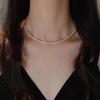 3Mm Fine Rice Bead Pearl Necklace Women's 2025 New Popular Light Luxury Niche Pearl Collarbone Chain Can Be Stacked