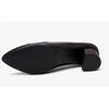 Cowhide Breathable Hole Shoes Women Mid Heeled Sandals Spring Elegant Stylish Shoes Wedding Banquet Trendy Shoes