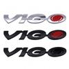 3D Metal HULUX VIGO  SR5 V6 Badge Sticker Rear Trunk Emblem Decal Car Exterior Styling Accessories